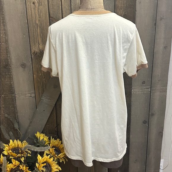 Disney x Her Universe Cream & Tan Mickey Mouse Wild Outdoors Graphic Tee Shirt - Picture 6 of 7